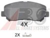 A.B.S. 37929 OE Brake Pad Set, disc brake